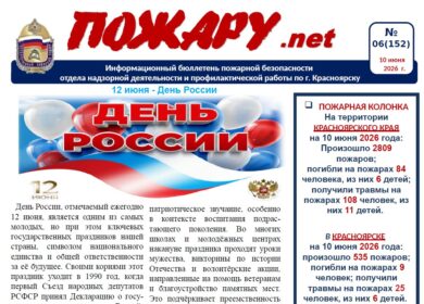 Бюллетень ПОЖАРУ.нет июнь №06 (152)