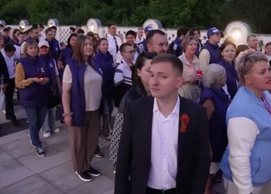 Красноярский край присоединился ко Дню памяти и скорби.