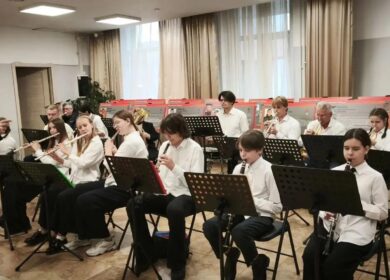 ✨20 октября в Доме дружбы народов Красноярского края состоялось первое в этом году выступление Духового оркестра школы…